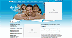 Desktop Screenshot of gordonspoolandspa.com